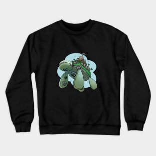 Turtle carrying the world Crewneck Sweatshirt